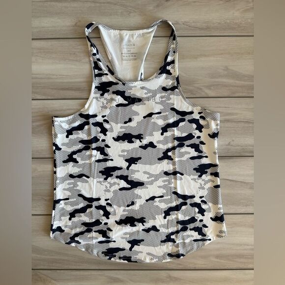 JJ Malibu Feel-Me Scoop Bottom Tank White Medium NWT IN PACKAGE - Picture 2 of 6